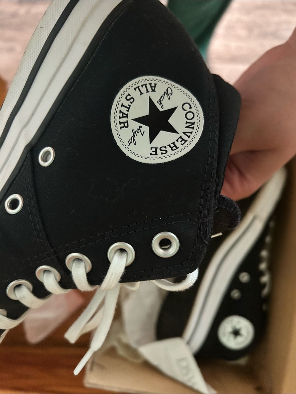 Converse Black and White Chuck Taylor High-Top Sneakers
